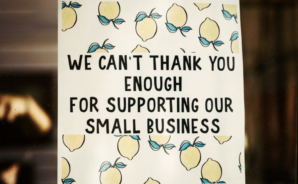 small businesses supporting each other