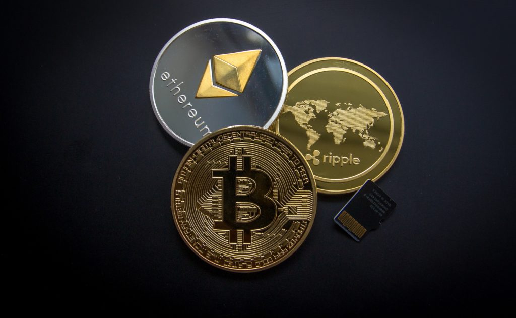 Ripple, Ethereum and Bitcoin and Micro Sdhc Card