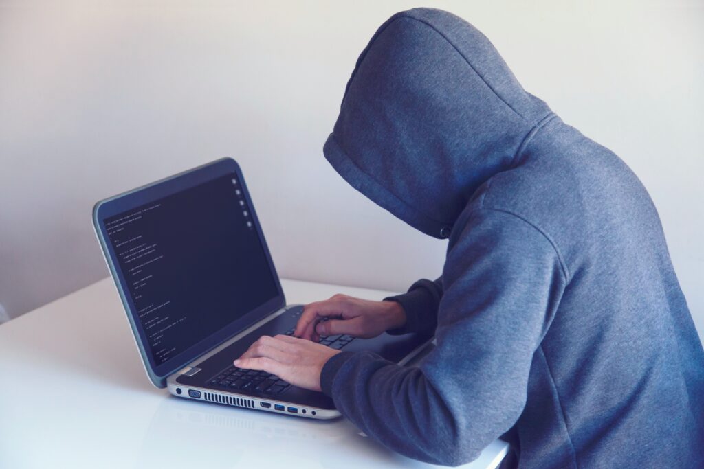 hacker hacking computer